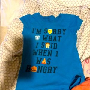 I sorry for what u said when I was hungry shirt